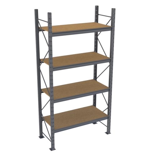 Стелаж Modern-Expo Mini Rack з полицями ДСП основна секція 4 рівні 2584х1240х615 мм (3-3-52)