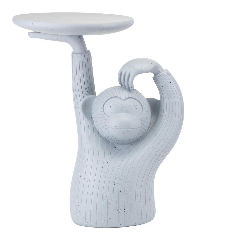 Статуэтка Light House Задумчивая обезьянка 54 см Светло-серый (8924-005)