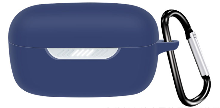 Чехол-накладка DK Silicone Candy Friendly с карабином для JBL Live Free NC+ Dark blue