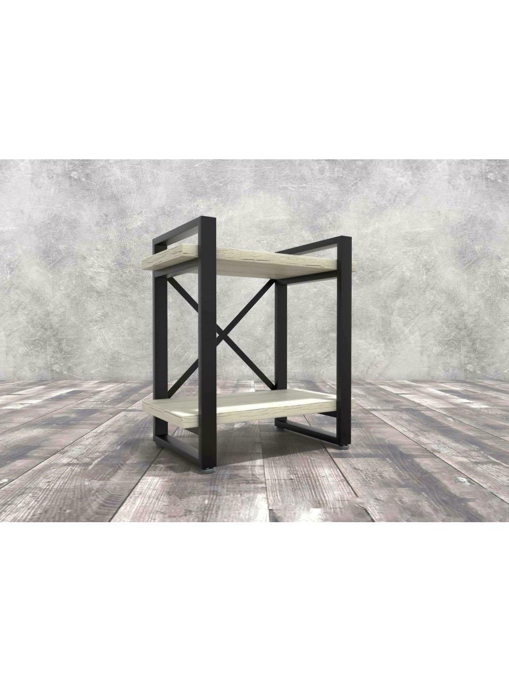 Тумба ночная MSM Айсберг Черный/Белый (93019) - фото 1