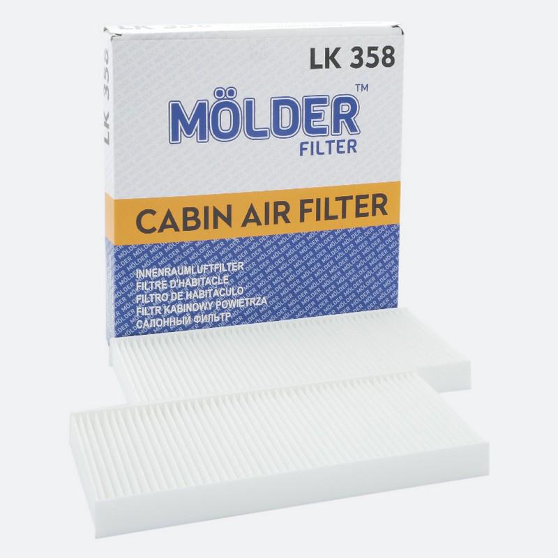 Фильтр салона Molder аналог WP9336/LA468/S/CU24182 (LK358)