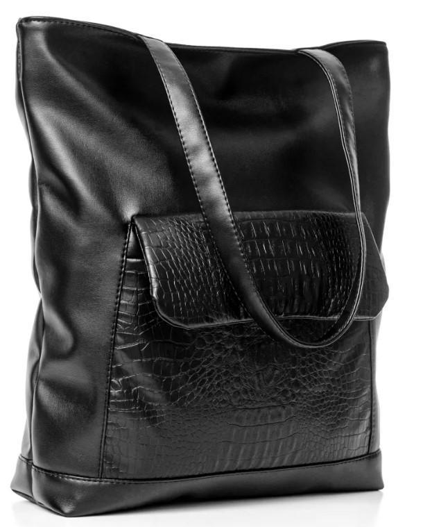 Шопер женский Sambag Shopper Черный (93251070) - фото 4