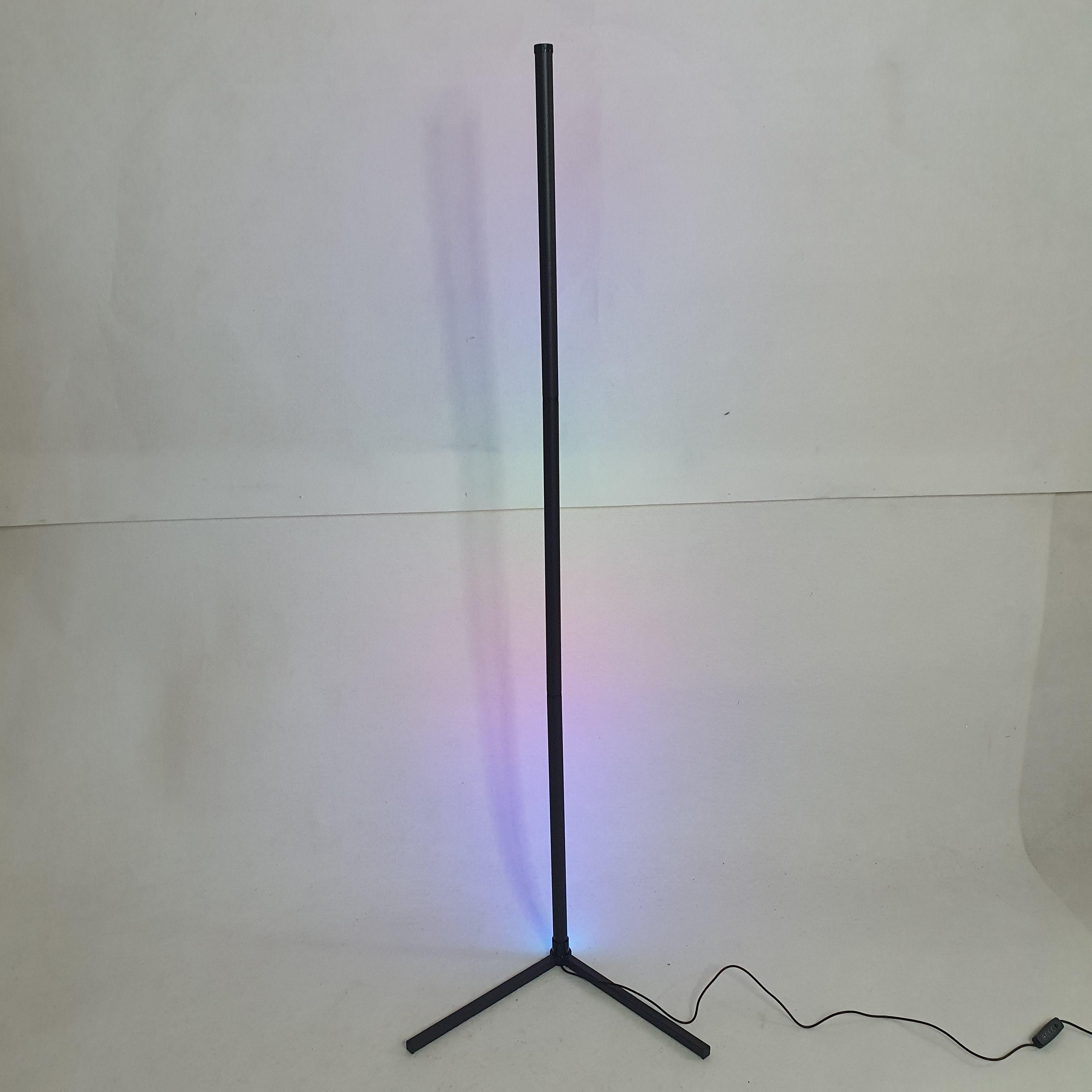 Напольная угловая светодиодная RGB LED лампа 1,4 м торшер для спальни с пультом дистанционного управления Разноцветный RGB HA-10 - фото 11 Напольная угловая светодиодная RGB LED лампа 1,4 м торшер для спальни с пультом дистанционного управления Разноцветный RGB HA-10 - фото 11