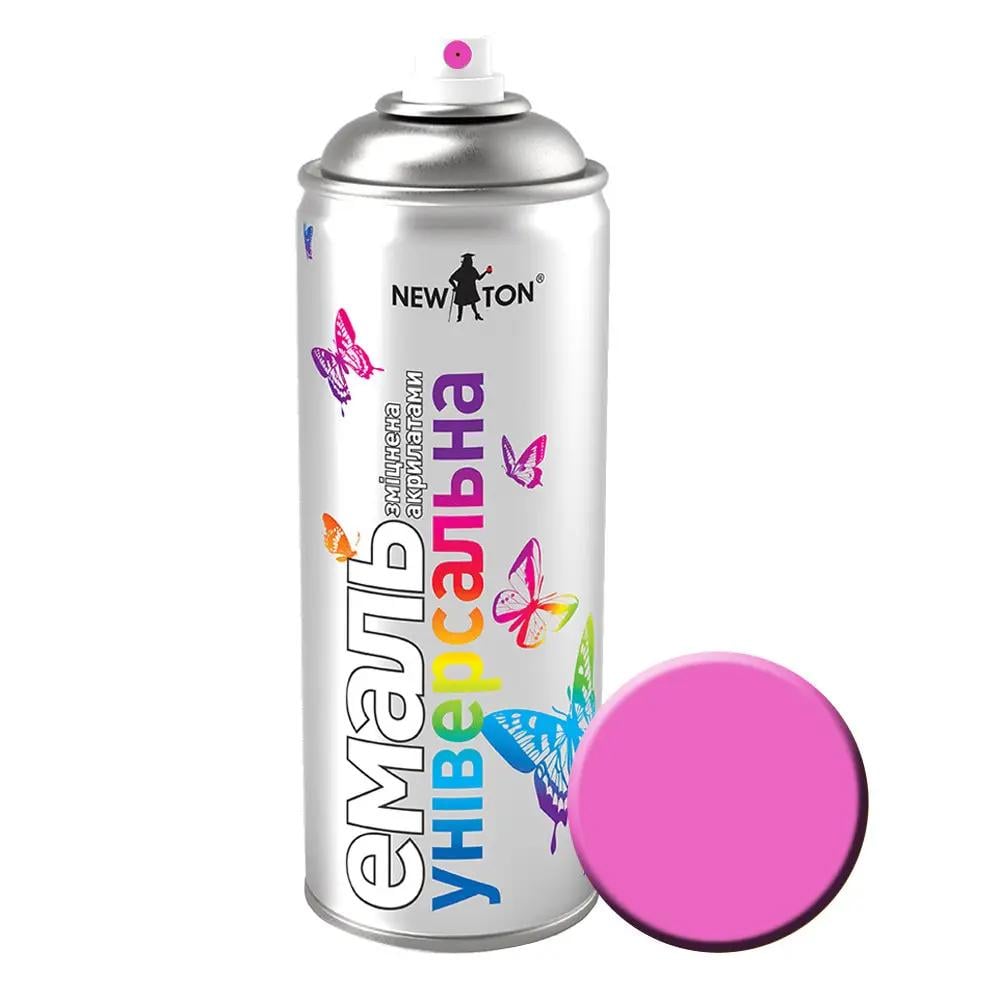 Краска-эмаль аэрозоль New Ton 4003 400 мл Розовый (000000213) Краска-эмаль аэрозоль New Ton 4003 400 мл Розовый (000000213)