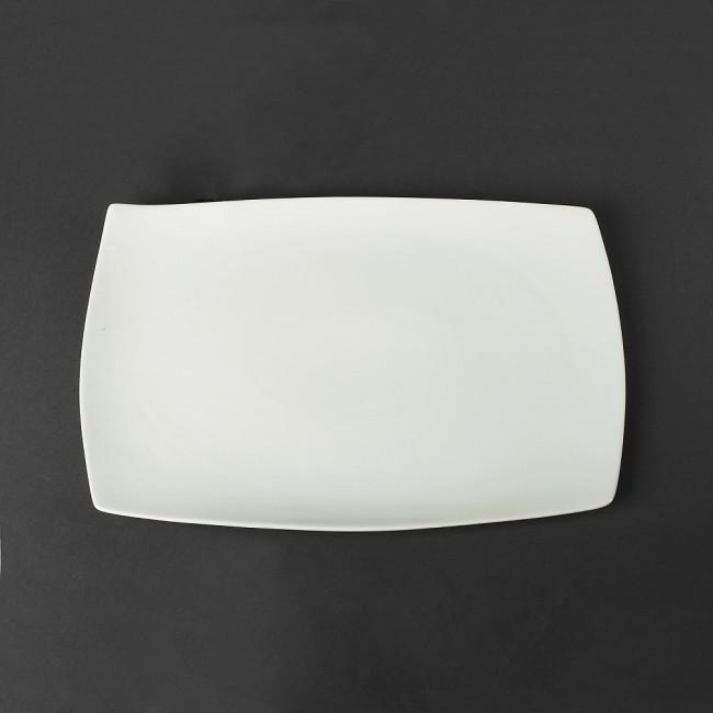 Тарелка Helios 1177 35,5x24,3 см Белый (HLHR1177) - фото 2