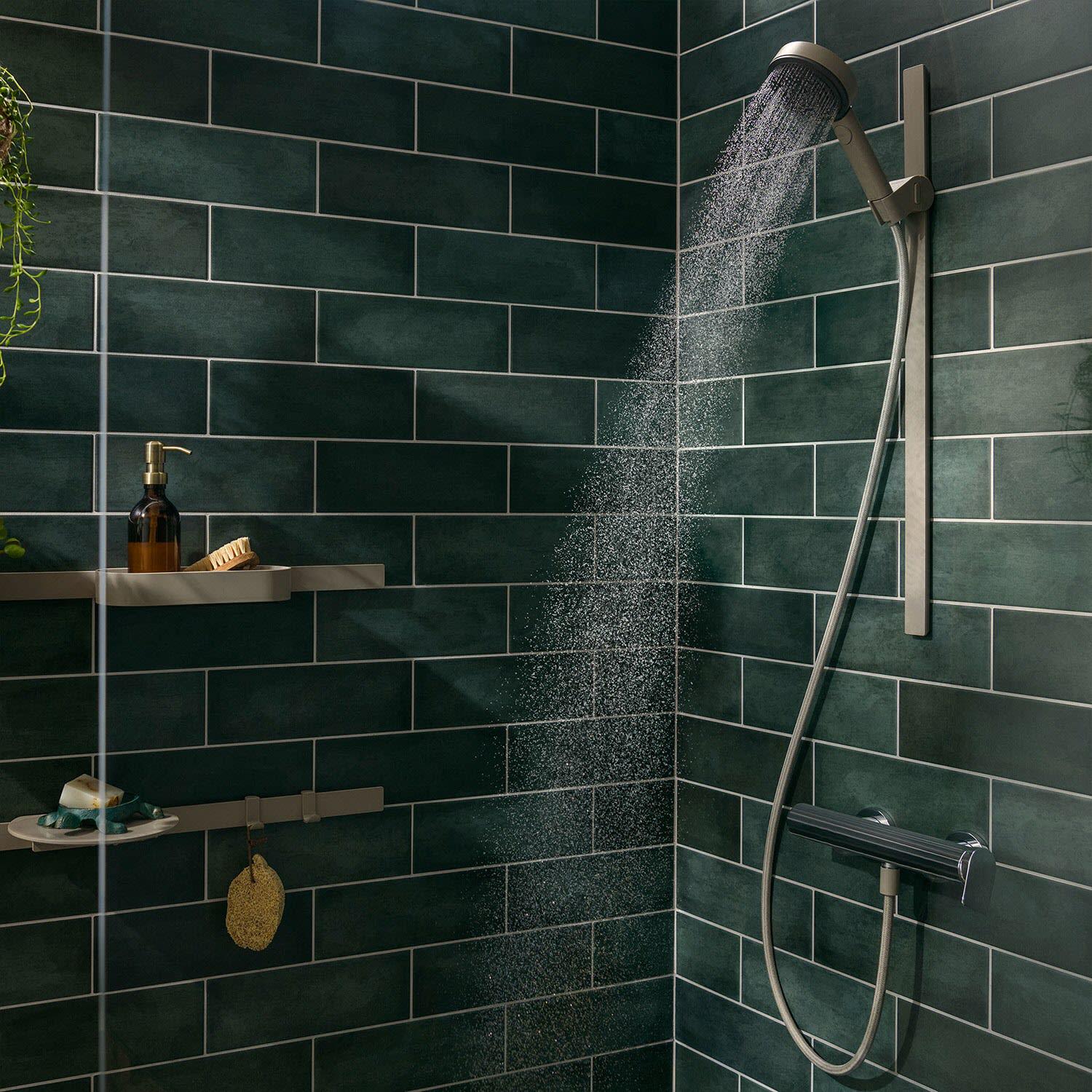 Держатель для ручного душа Hansgrohe WallStoris Planet Edition 28918210 на штангу Бежевый (195869) - фото 5