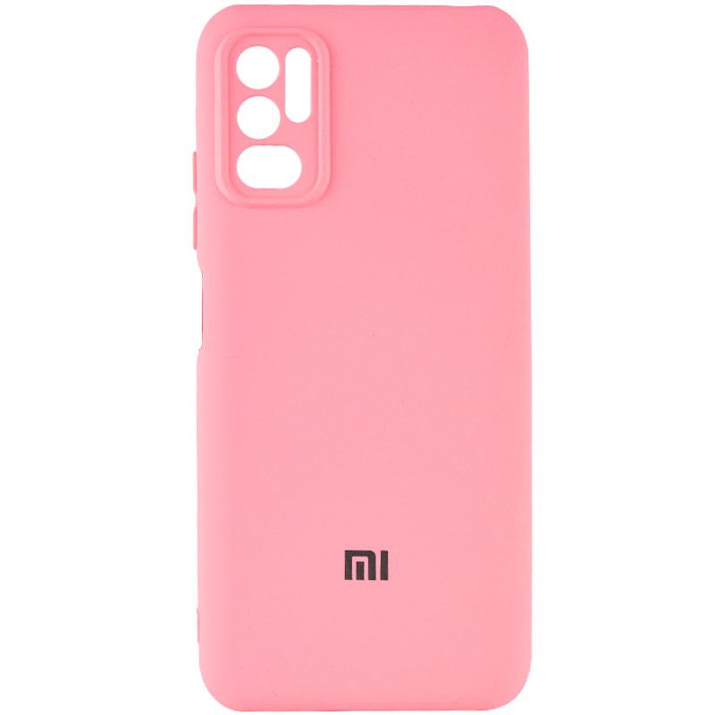 Протиударний чохол Silicone Cover My Color Full Camera (A) для Xiaomi Redmi Note 10 5G / Poco M3 Pro Рожевий / Pink