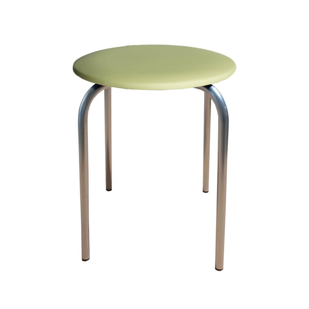 Табурет для кухни Чико кожзаменитель Салатовый/Алюминий (U26942-06)