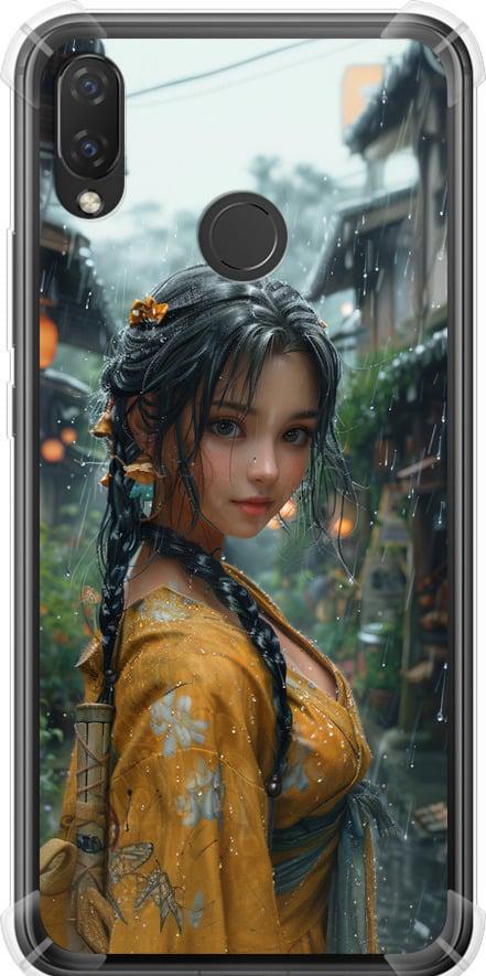 Чехол на Huawei P Smart Plus Anime-girl (6133sp-1555-42517)