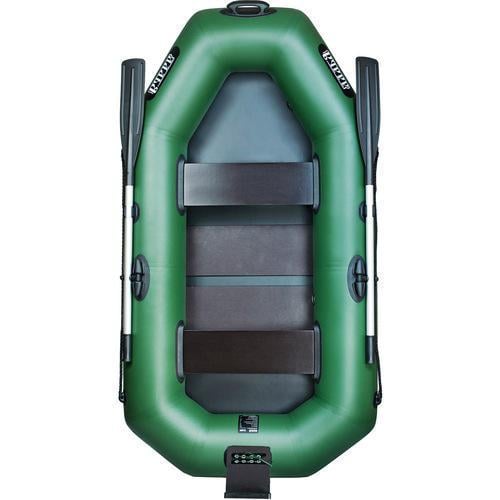 Надувная лодка Ладья ЛТ-220ДСТ ПВХ 2-х местная/гребная с транцем/реечное дно