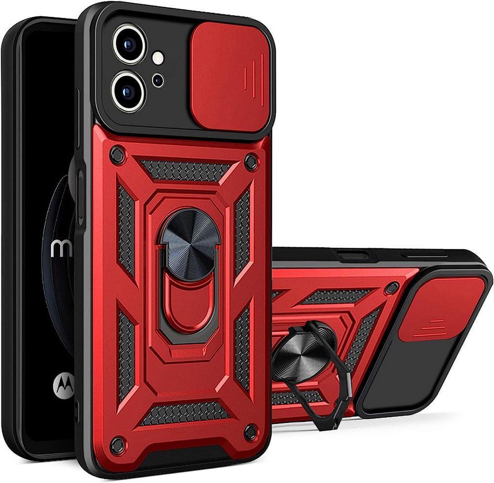 Чехол с защитой камеры 3DGuard Motorola G32 Red (32454-2D)