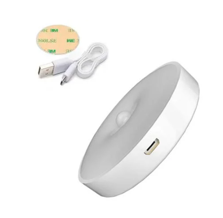 Нічник бездротовий із датчиком руху 6000K акумуляторний White (544053)