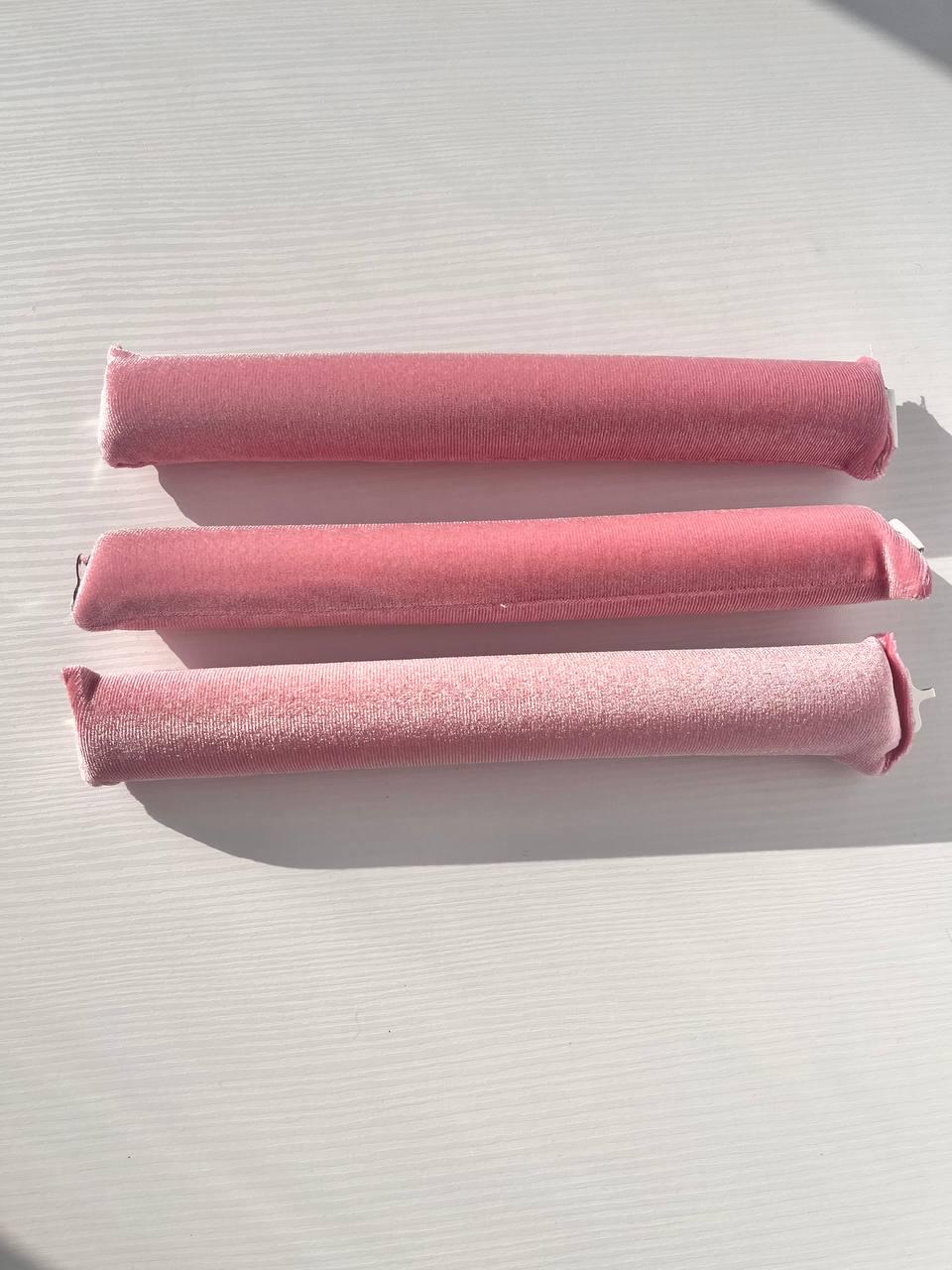 Бігуді махрові 24х3 см Рожевий