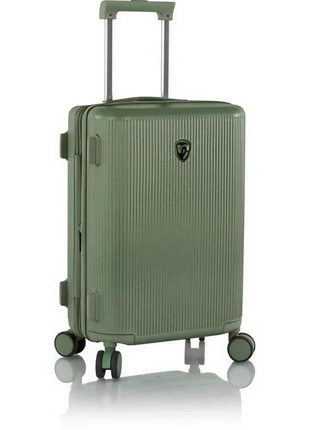 Чемодан Stenson R95226-22 дорожный пластиковый на колесах 22" Green (600871)