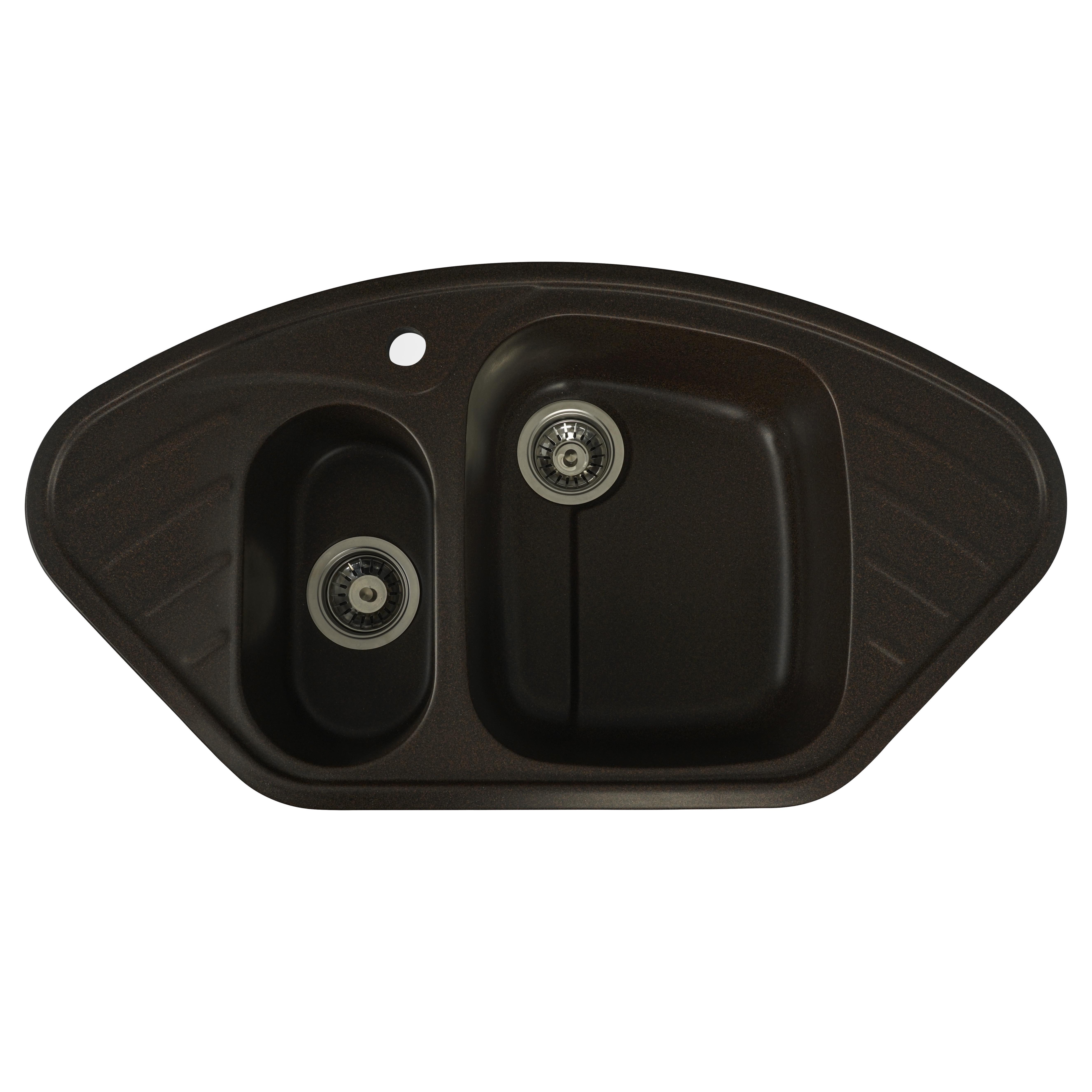 Мойка для кухни Platinum 9250UW Largo гранит глянец Шоколадный