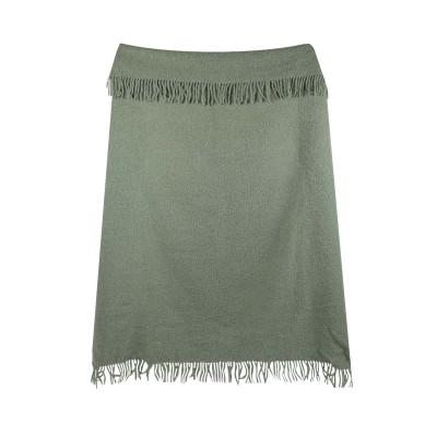 Плед букле 140х200 см Серо-зеленый - фото 3