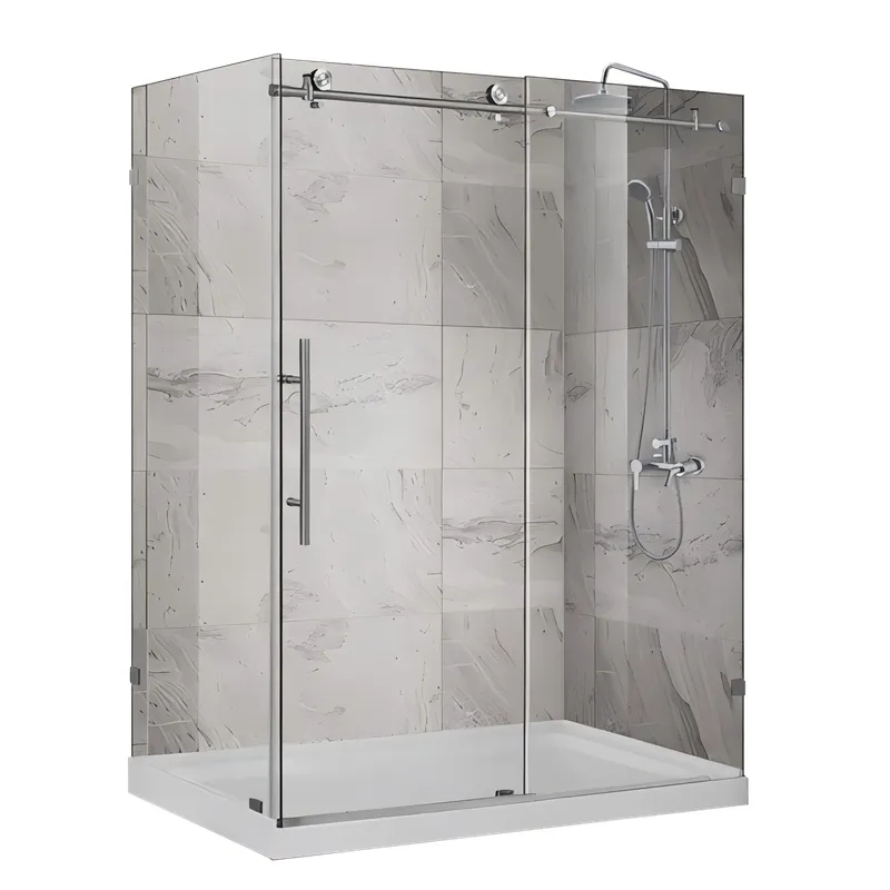 Душевая кабина без поддона KOER SR SC07-120x90x200-TR-01 прозрачное стекло Easy Clean 8 мм Хром (KR5370)