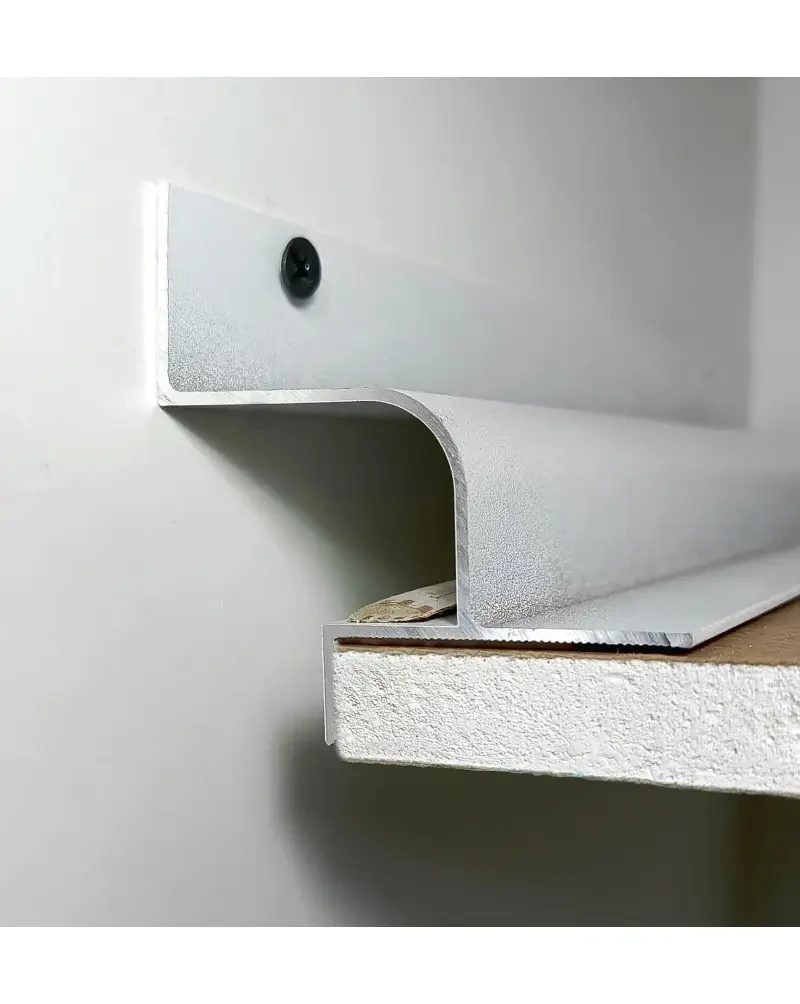 Алюминиевый профиль для теневого шва 21 мм LED 3 м Белый (2639707747)