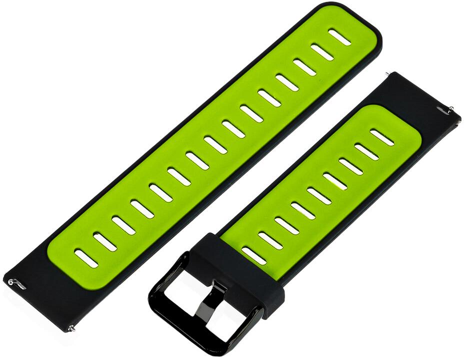 Ремешок Traf для Amazfit GTR 3 Pro Black-Green (25487) - фото 2 Ремешок Traf для Amazfit GTR 3 Pro Black-Green (25487) - фото 2