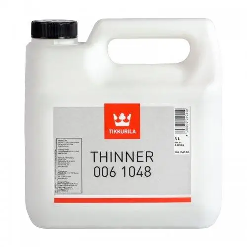 Растворитель для полиуретановых красок и лаков TIKKURILA Thinner 1048 3 л (2765026108) Растворитель для полиуретановых красок и лаков TIKKURILA Thinner 1048 3 л (2765026108)