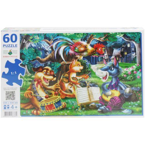 Пазлы Бременские музыки 60 элементов (2987465371)