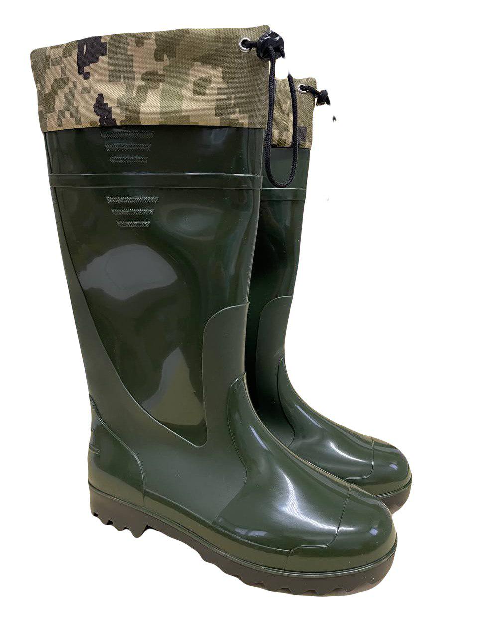 ᐉ Резиновые сапоги мужские Litma Охотник с надставкой р. 45 (L-764-3-45)