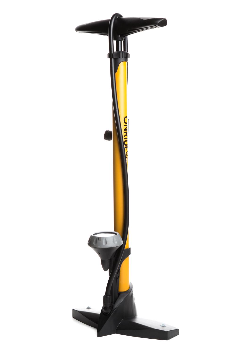 Насос велосипедный с манометром OnRide AirBlow напольный 160PSI/11Bar стальной (69311100029)