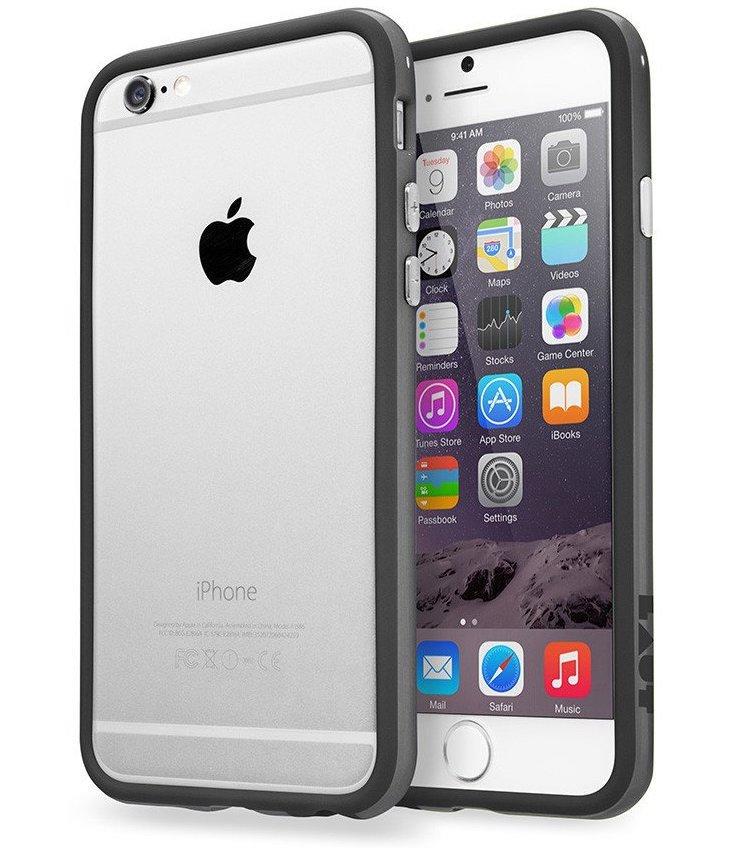 Чехол-бампер LAUT LOOPIE Bumper for iPhone 6/6s, Black (LAUT_iP6_LP_BK)