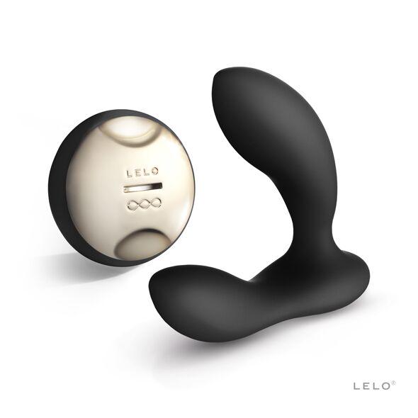 Массажер простаты Lelo 2 мотора/пульт ДУ/управление движением Hugo Black