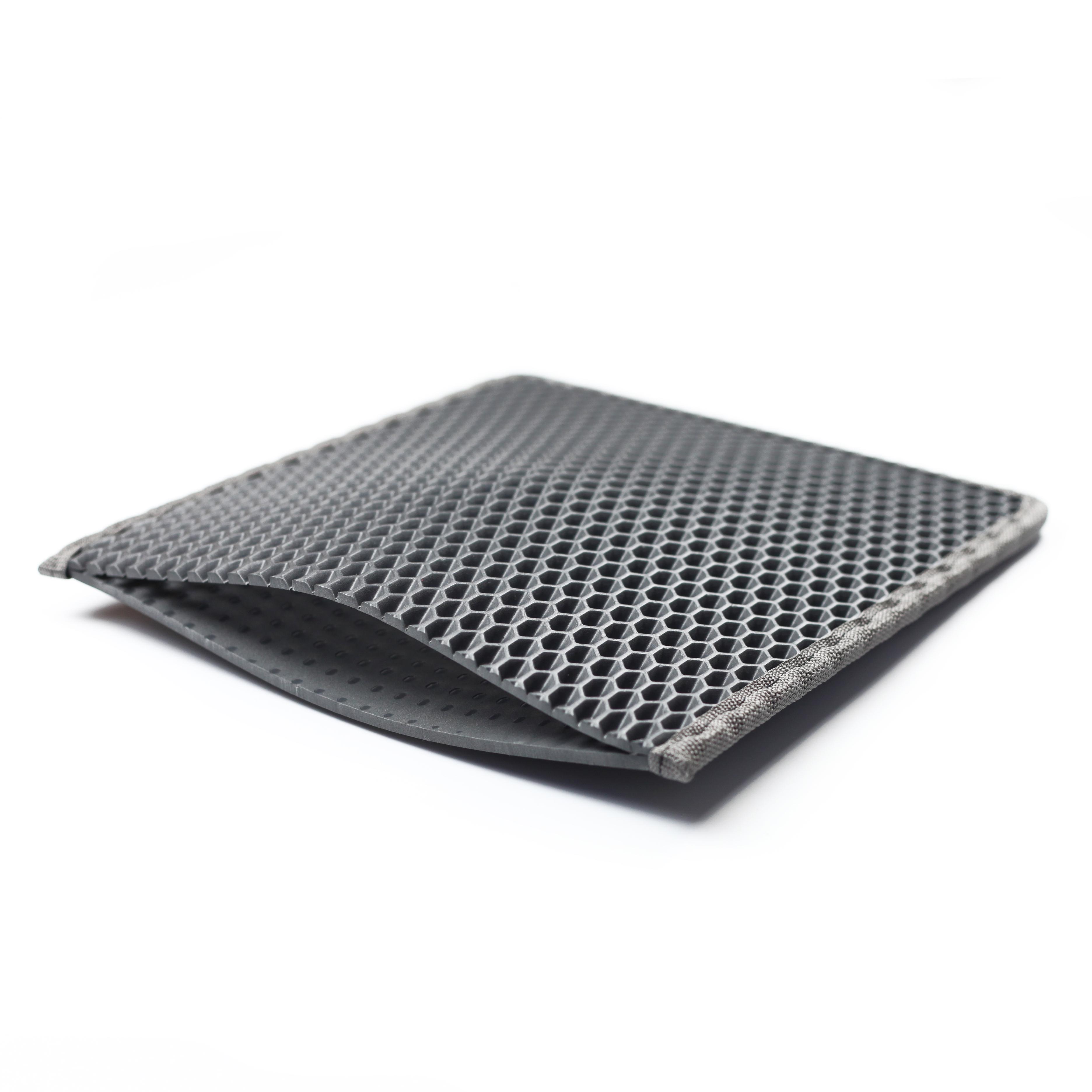 Килимок двошаровий Cat in Box для мисок та котячих лотків EVA 33x30 см Сірий - фото 1