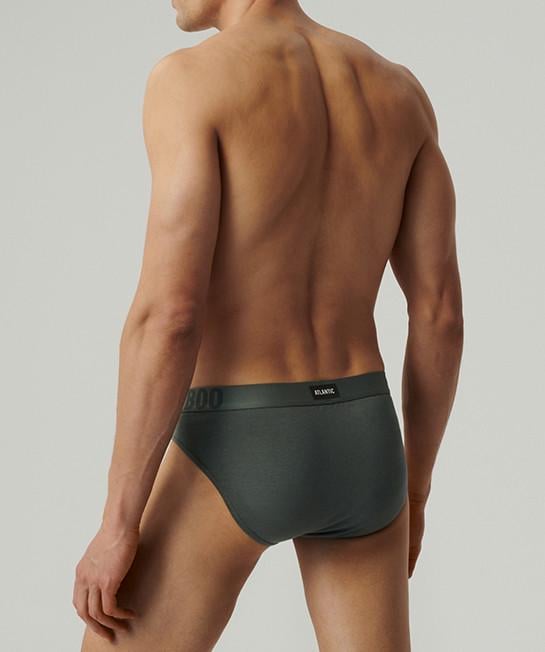 Набор мужских трусов-брифов Atlantic 3MP-199 бамбуковых XXL 3 шт. Черный/Хаки/Бежевый (27565639) - фото 3 Набор мужских трусов-брифов Atlantic 3MP-199 бамбуковых XXL 3 шт. Черный/Хаки/Бежевый (27565639) - фото 3