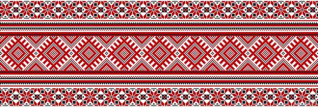 Вышиванка на авто 3D Tuning Studio Харьковчанка 26 1000х200х0,15 мм (1256)