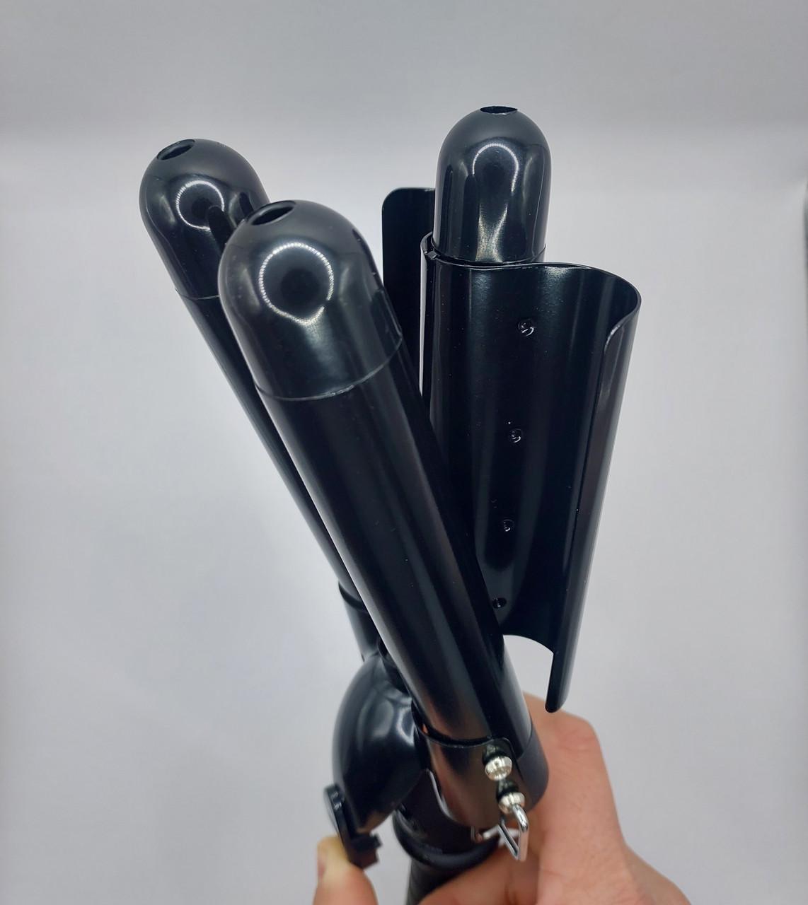 Плойка тристулка ДенІС professional титано-турмалінова d 25 мм (1453069961) - фото 9 Плойка тристулка ДенІС professional титано-турмалінова d 25 мм (1453069961) - фото 9