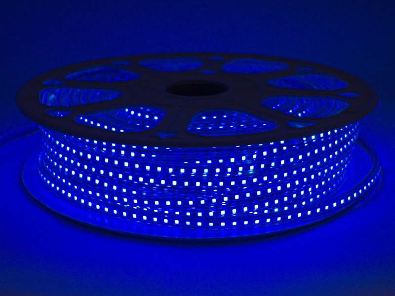 Світлодіодна стрічка AVT 2835-120LED-220V 6W/м IP65 10х6 мм Синій (AVT-120B2835-220V-6W/#10-B) - фото 2 Світлодіодна стрічка AVT 2835-120LED-220V 6W/м IP65 10х6 мм Синій (AVT-120B2835-220V-6W/#10-B) - фото 2