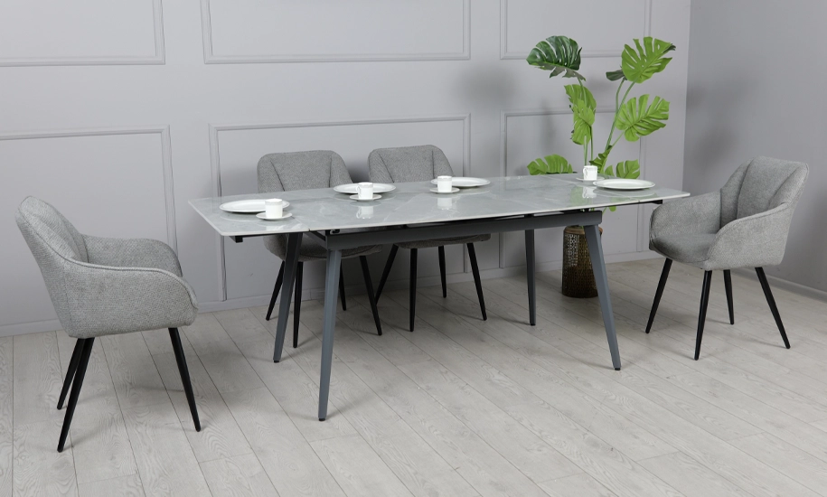 Стол раскладной Prestol Люкс 1400/2000х900х760 мм Серый (2147484337) - фото 12