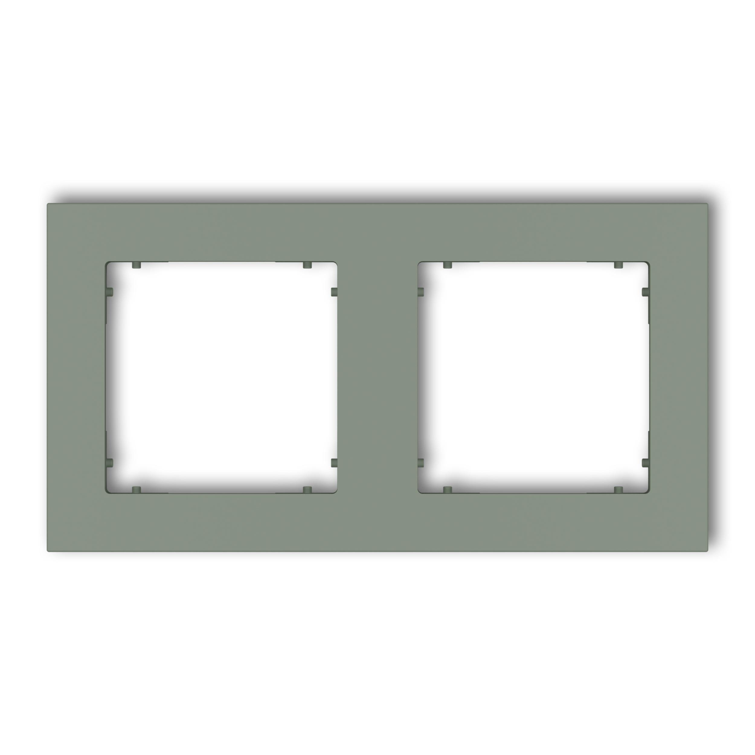 Рамка двойная универсальная Karlik Mini Шалфей (61MR-2)