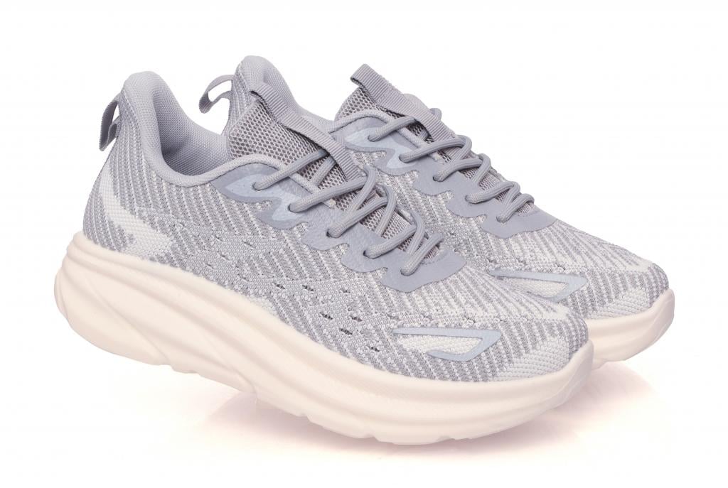 Кроссовки в сетку р. 36 Бело-серый (2331) Кроссовки в сетку р. 36 Бело-серый (2331)