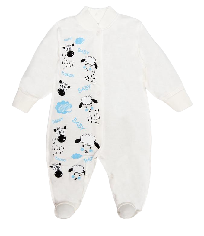 Комбинезон детский хлопковый для мальчика Gabbi КВ-22-2-19 62 см Молочный (13301) Комбинезон детский хлопковый для мальчика Gabbi КВ-22-2-19 62 см Молочный (13301)