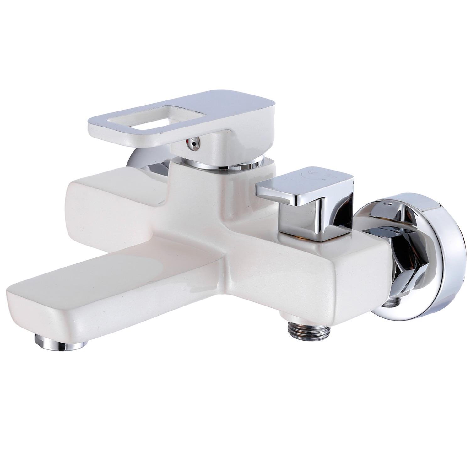 Змішувач для ванної Lidz Wawel LDWAW006WHI45398 одноважільний Білий (227061)