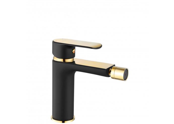 Змішувач для біде REA Bloom Чорний/Золотий (REA-B9935)