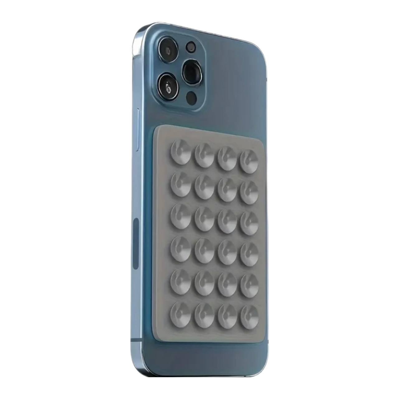 Держатель-липпер для телефона силиконовый с присосками Серый (6de4861d) Держатель-липпер для телефона силиконовый с присосками Серый (6de4861d)