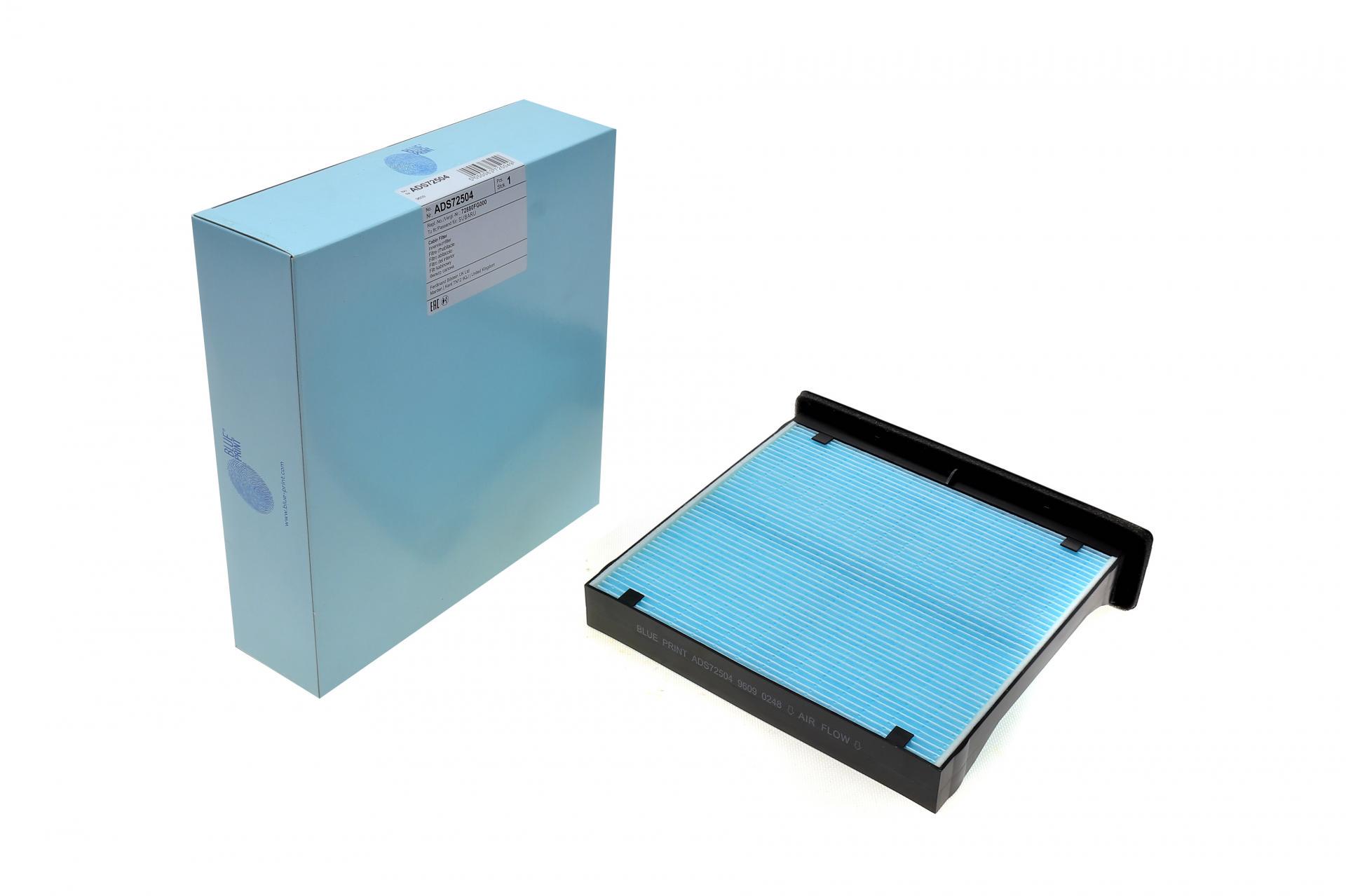 Фильтр салона BLUE PRINT для Subaru Forester/Impreza 08- (ADS72504)