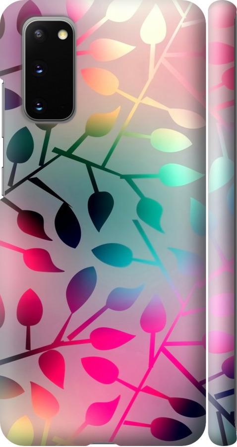 Чехол на Samsung Galaxy S20 Листья (2235m-1824-42517)