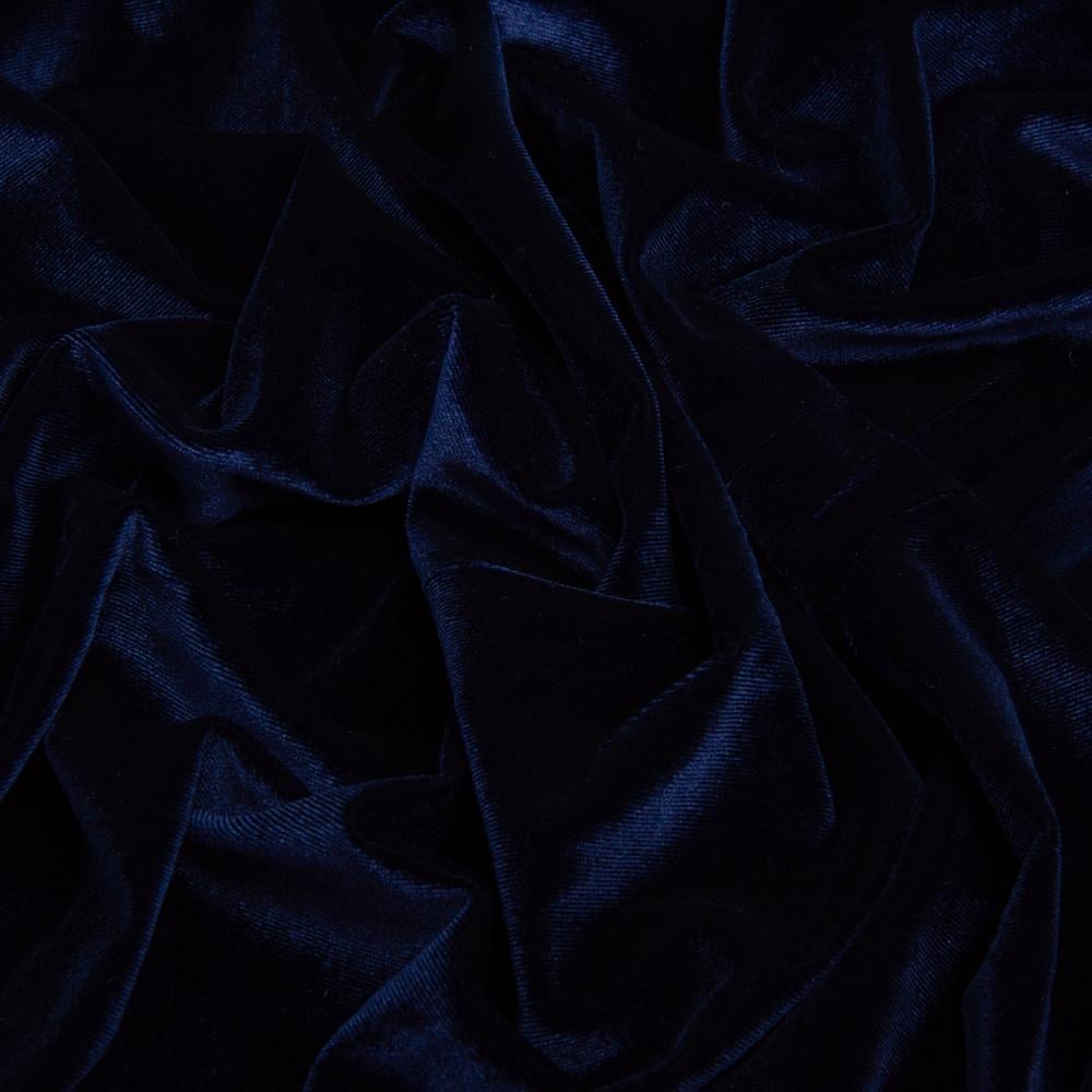 Ткань велюр V-9 284 гр/м2 140 см Navy (25901) - фото 2 Ткань велюр V-9 284 гр/м2 140 см Navy (25901) - фото 2