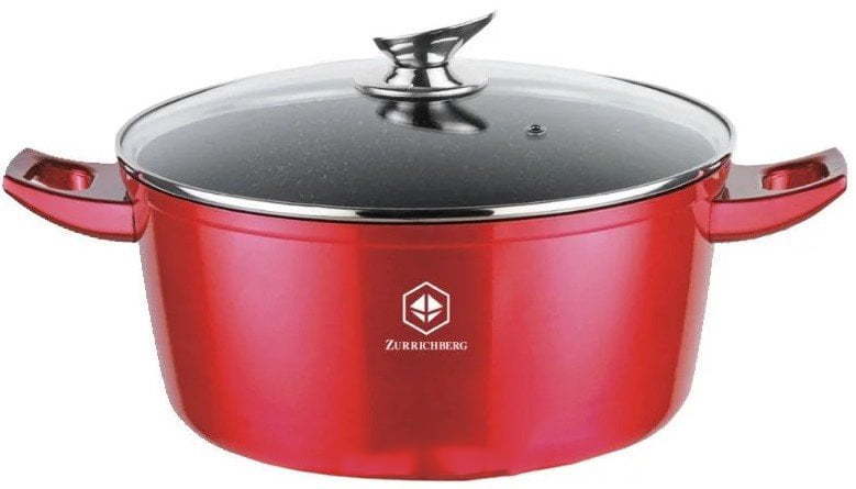 Кастрюля с крышкой Zurrichberg 6,6 л (ZBP-7126 Red)
