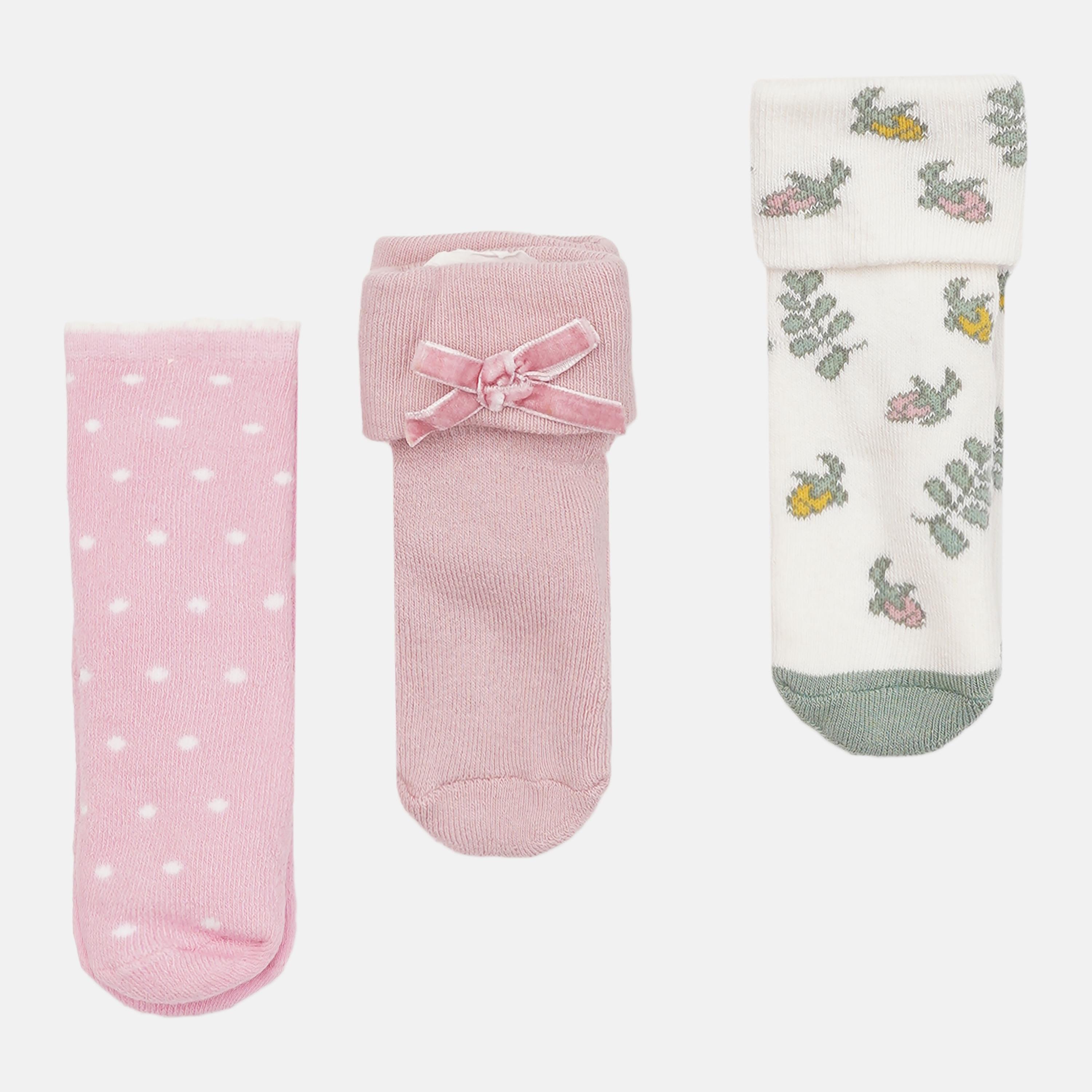 Носки H&M рост 10-12 3 пары Розово-белый (2912854585) Носки H&M рост 10-12 3 пары Розово-белый (2912854585)
