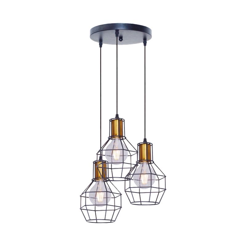 Люстра лофт GLD-22903-3 на 3 плафона (000041794)