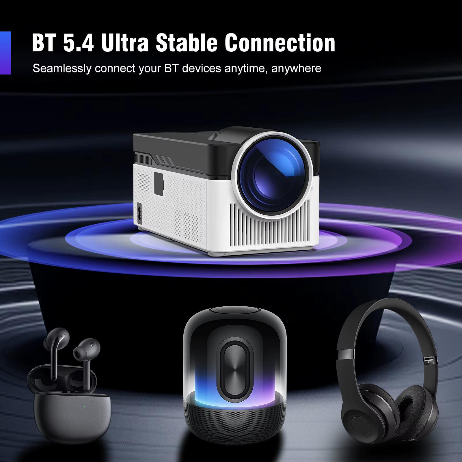 Проектор Magcubic HY450 1080p Black/White (hy450) - фото 4 Проектор Magcubic HY450 1080p Black/White (hy450) - фото 4