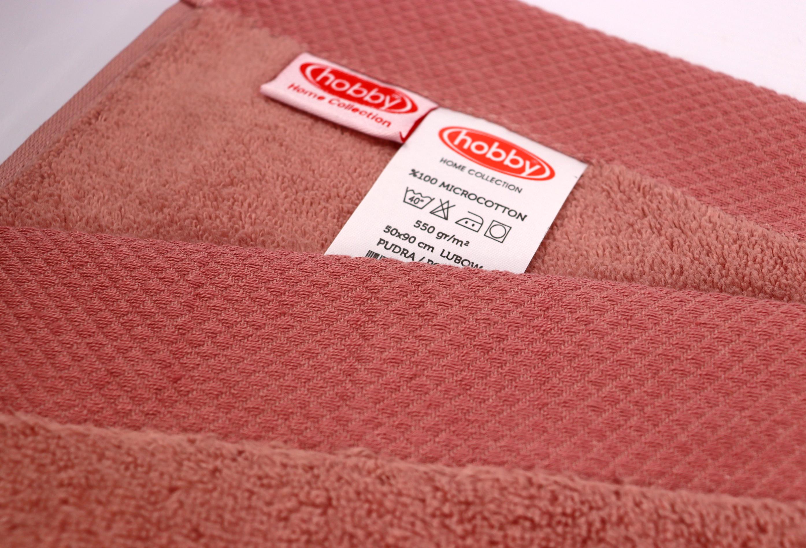 Рушник Lubow Microcotton 50х90 см 550 г/м2 Пудровий - фото 6 Рушник Lubow Microcotton 50х90 см 550 г/м2 Пудровий - фото 6