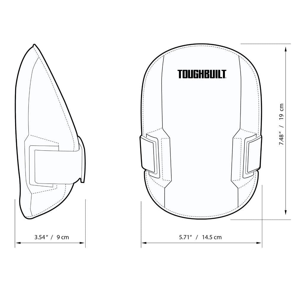 Наколінники ToughBuilt Essentials на піні (TB-KP-1-BEA) - фото 8